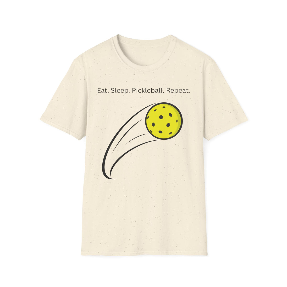 Eat. Sleep. Pickleball. Repeat. T-Shirt | Pickleball Ball Graphic Tee
