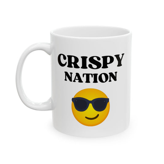 Happy Sun Ceramic Mug, 11oz & 15oz Coffee Cup, Fun Gift for Friends, Sunshine Lover Decor, Perfect for Birthdays or Celebrations