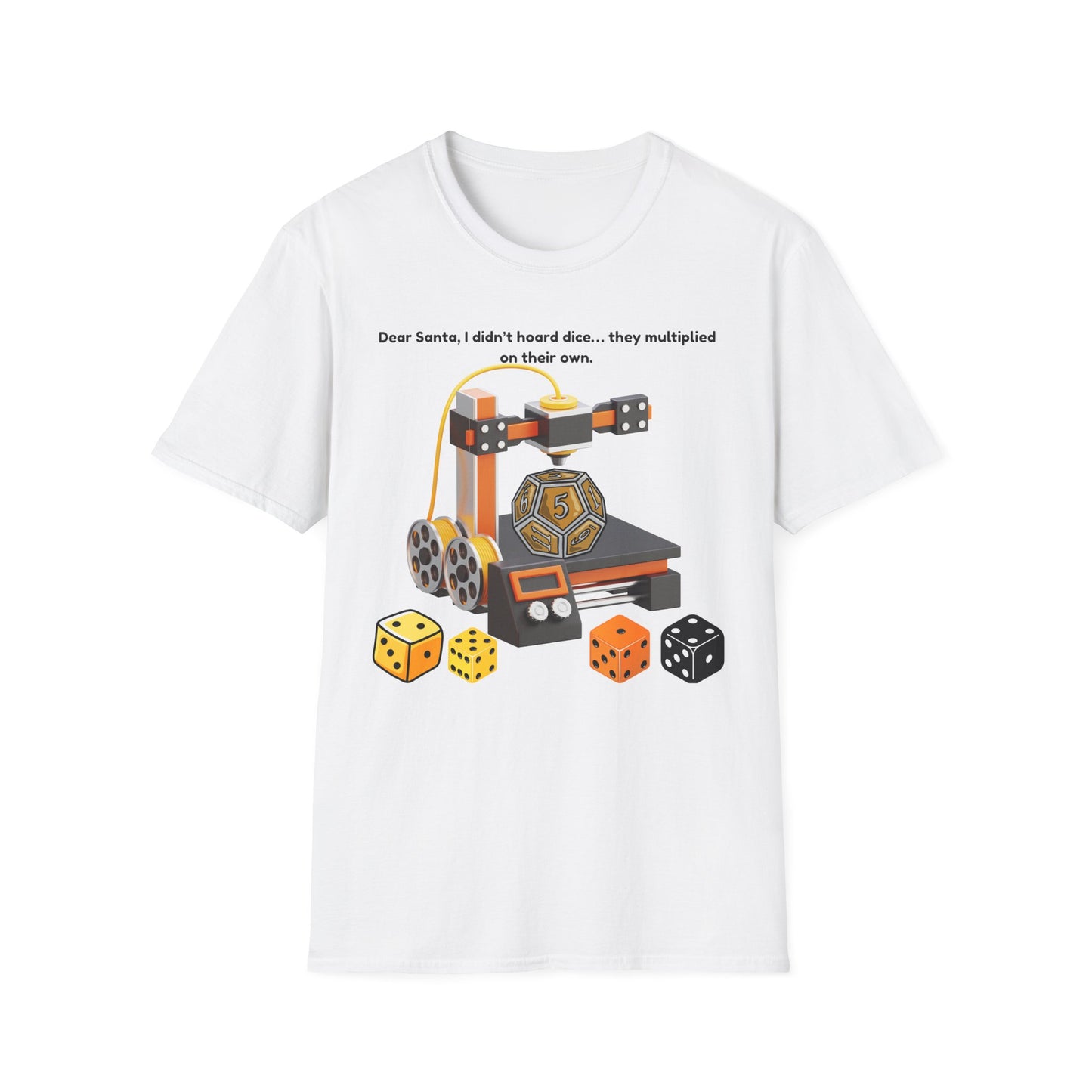Dice Multiplying Machine T-Shirt | Funny Dungeons & Dragons Tabletop Dice Art