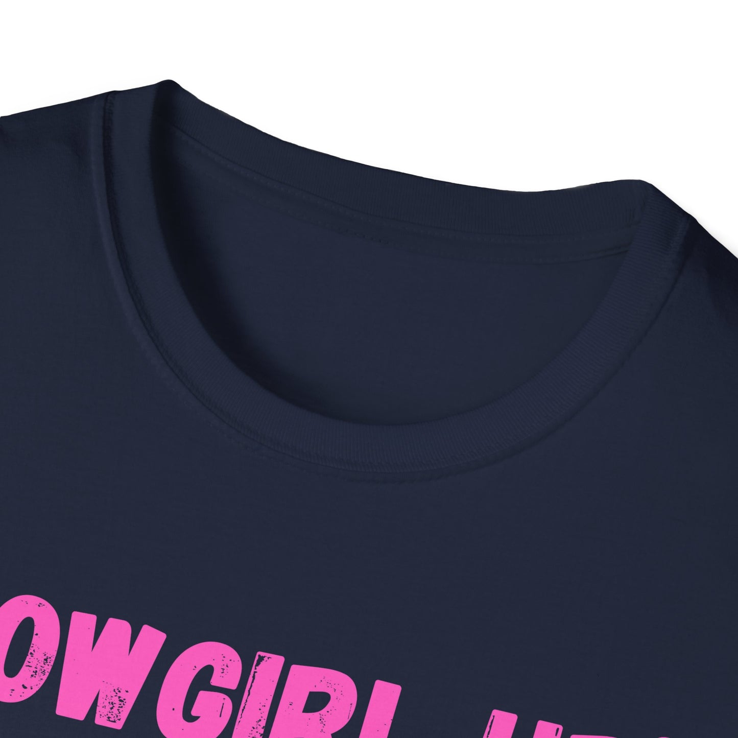 Cowgirl up graphic tee, T Shirt | Raised on Country pink text