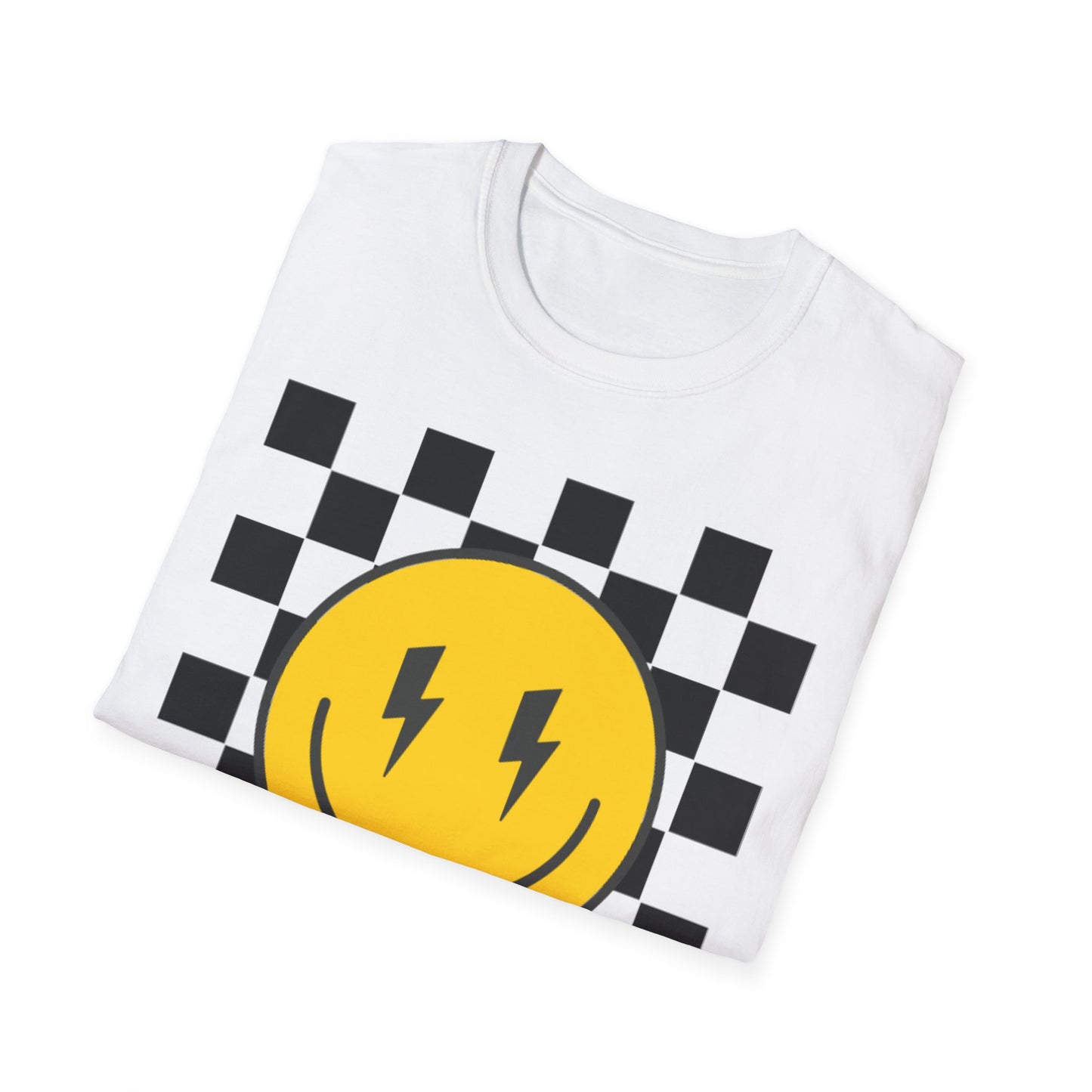 Retro Smiley Face Unisex T-Shirt, Casual Wear, Fun Graphic Tee, Gift for Friends, Summer Style, Festival Apparel, Joyful Design