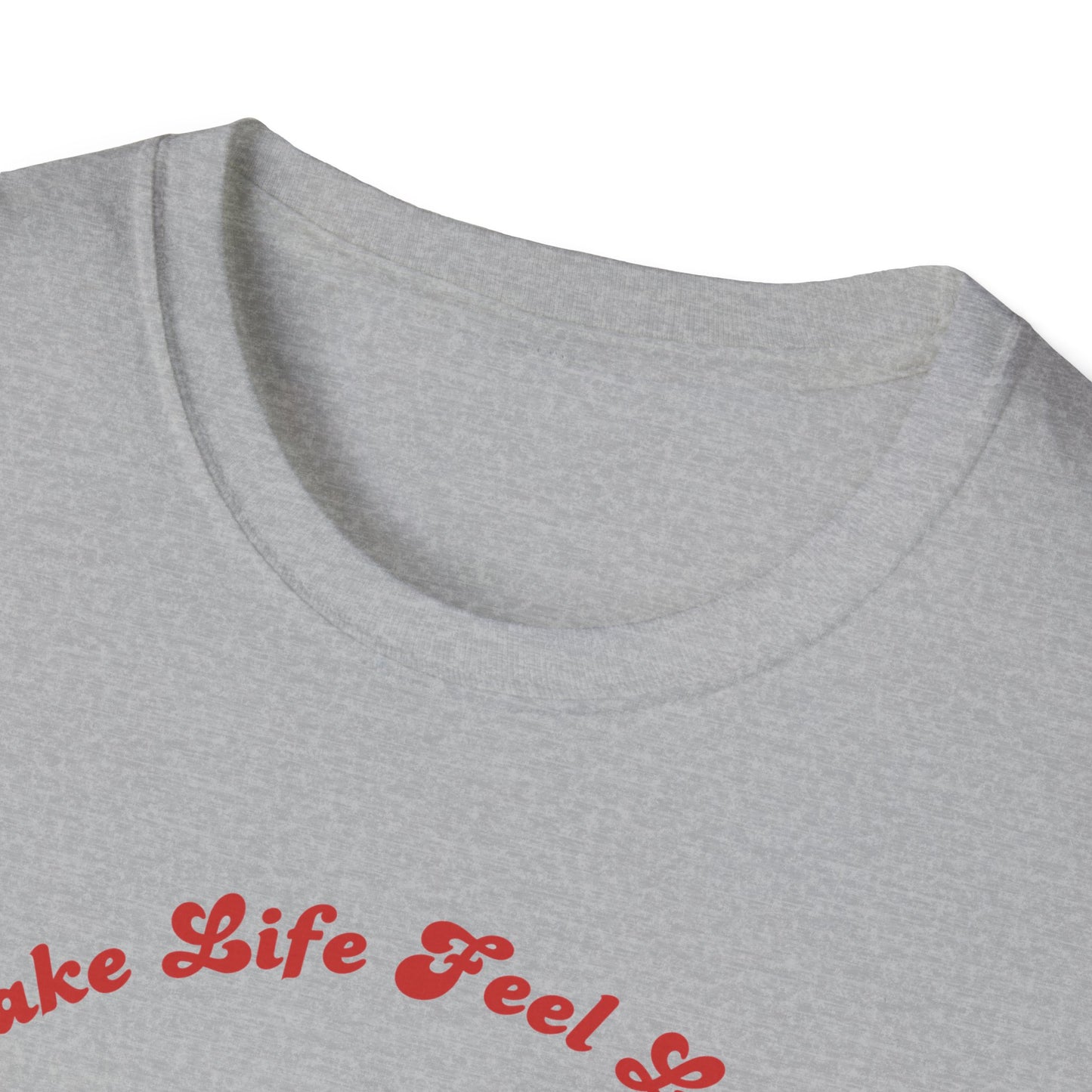 I Love You Graphic Tee — Romantic Red Script Chest Shirt