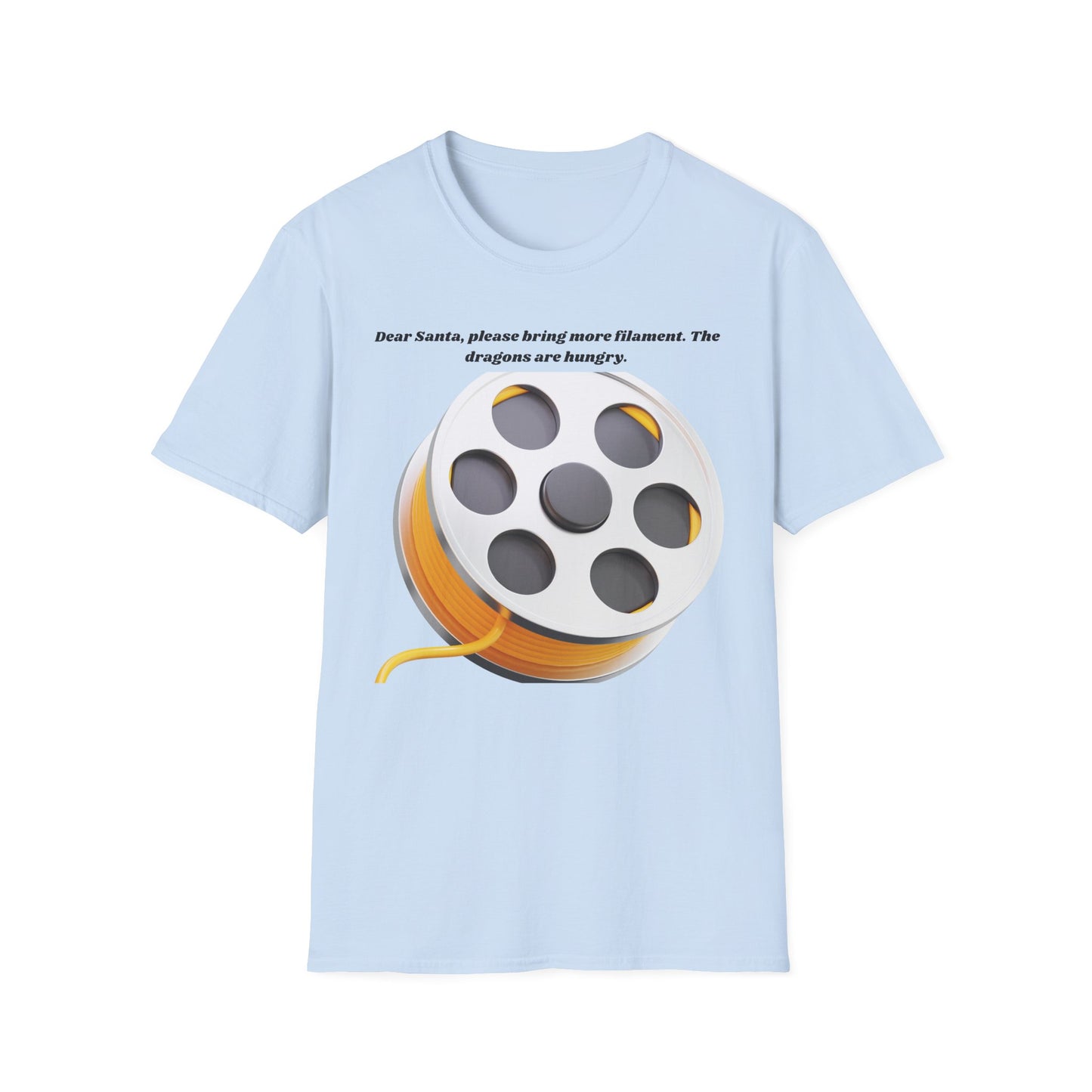 Filament Spool Graphic T-Shirt | 3D Printing Humor