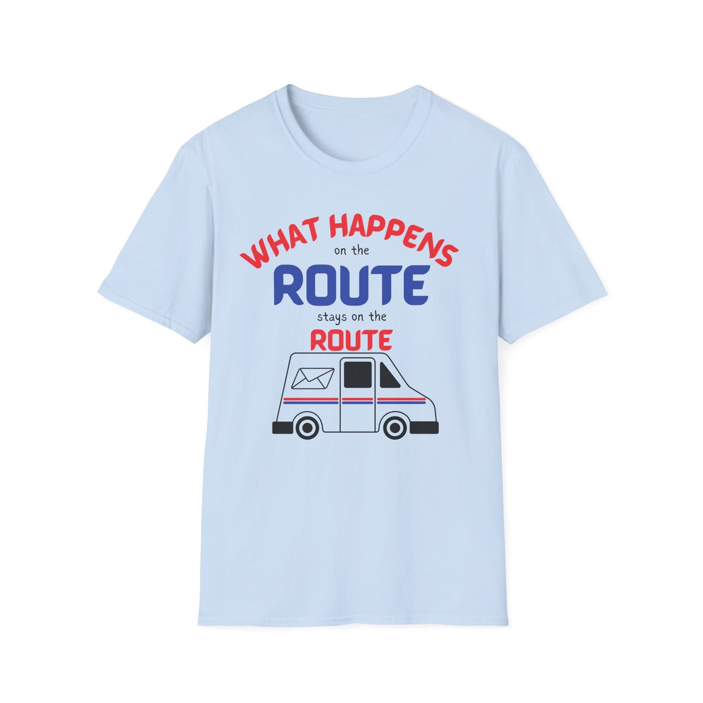 Fun Route Adventure T-Shirt, Casual Tee, Travel Shirt, Road Trip Gift, What Happens on the Route Tee, Unisex Gift Idea