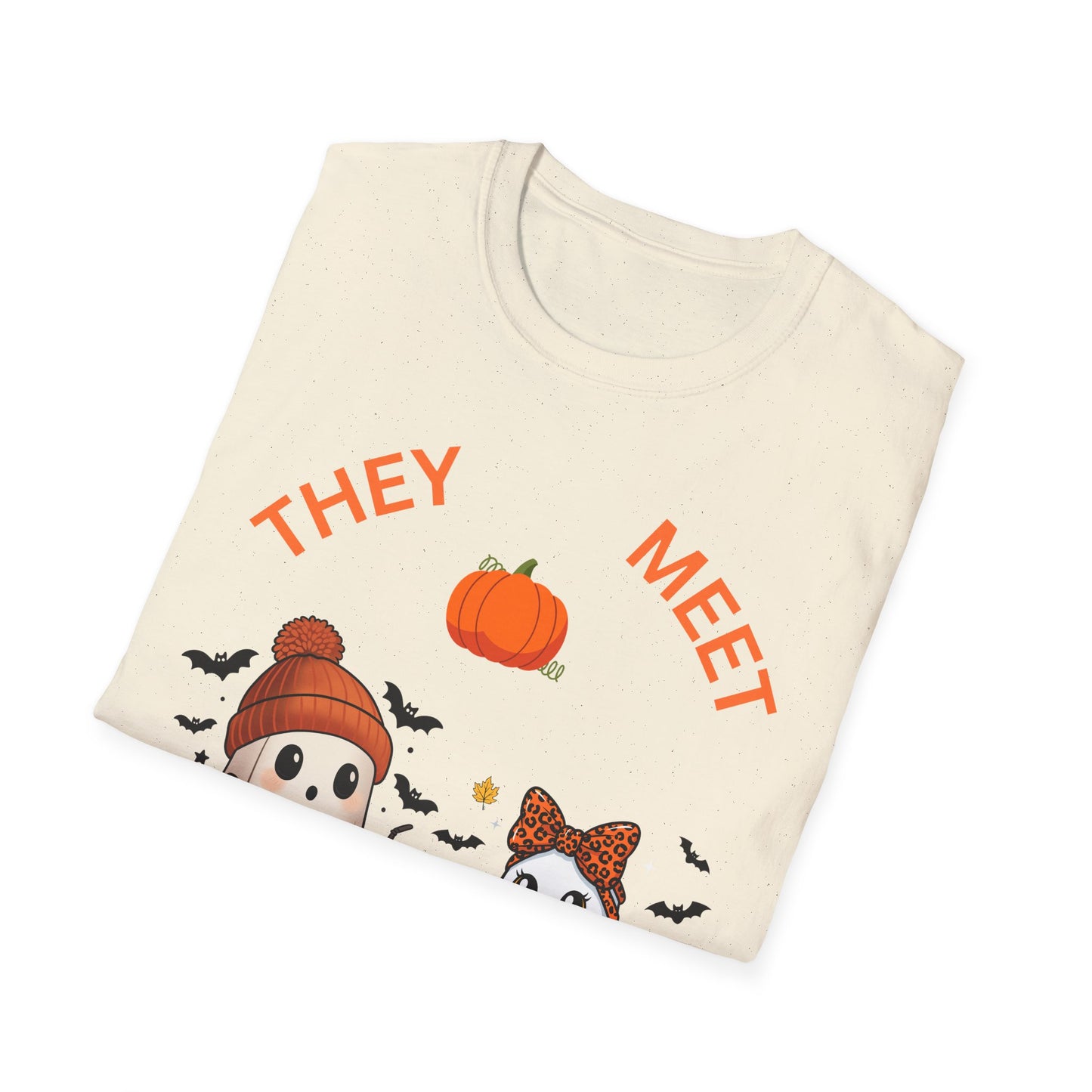 Cute Halloween Ghosts Unisex T-Shirt, Ghost-Themed Apparel, Fall Fashion, Halloween Costume, Spooky Season Gift