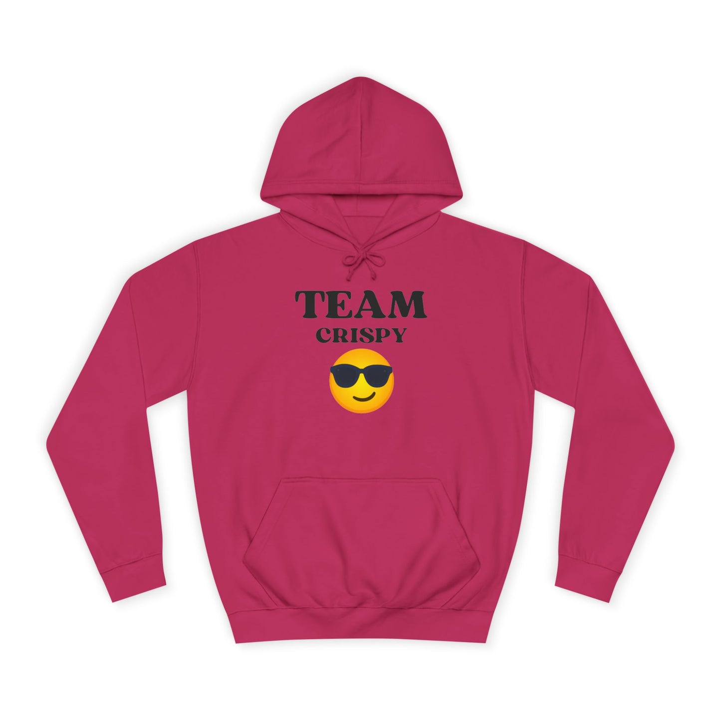 Cool College Hoodie - Team Crispy, Unisex Sweatshirt, Perfect for Students, Cozy Gift for Graduates, Casual Everyday Wear
