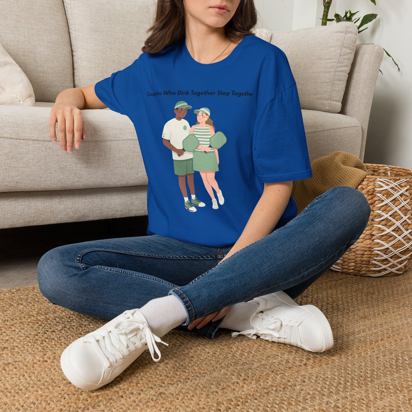 Couples Who Drink Together Stay Together T-Shirt | Matching Couple Illustration