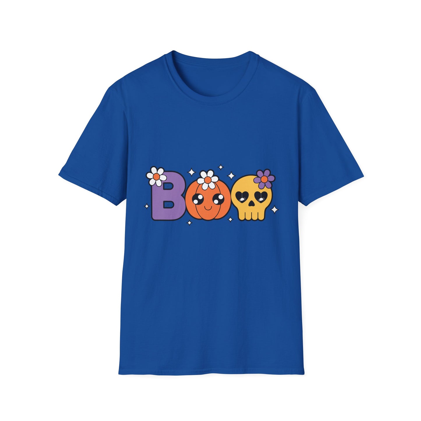 Whimsical Halloween T-Shirt with Boo Design, Cute Graphic Tee, Fall Fashion, Gift for October Birthdays, Spooky Season Apparel