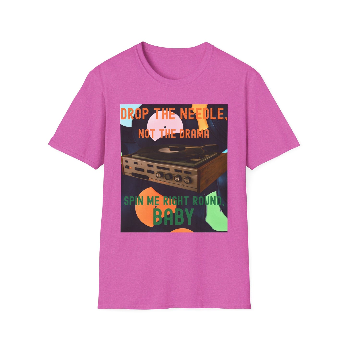 Retro Music Vibe Unisex T-Shirt, Perfect for Music Lovers, Gift for Vinyl Collectors, Casual Summer Wear, Party Tee, Unique Graphic Top