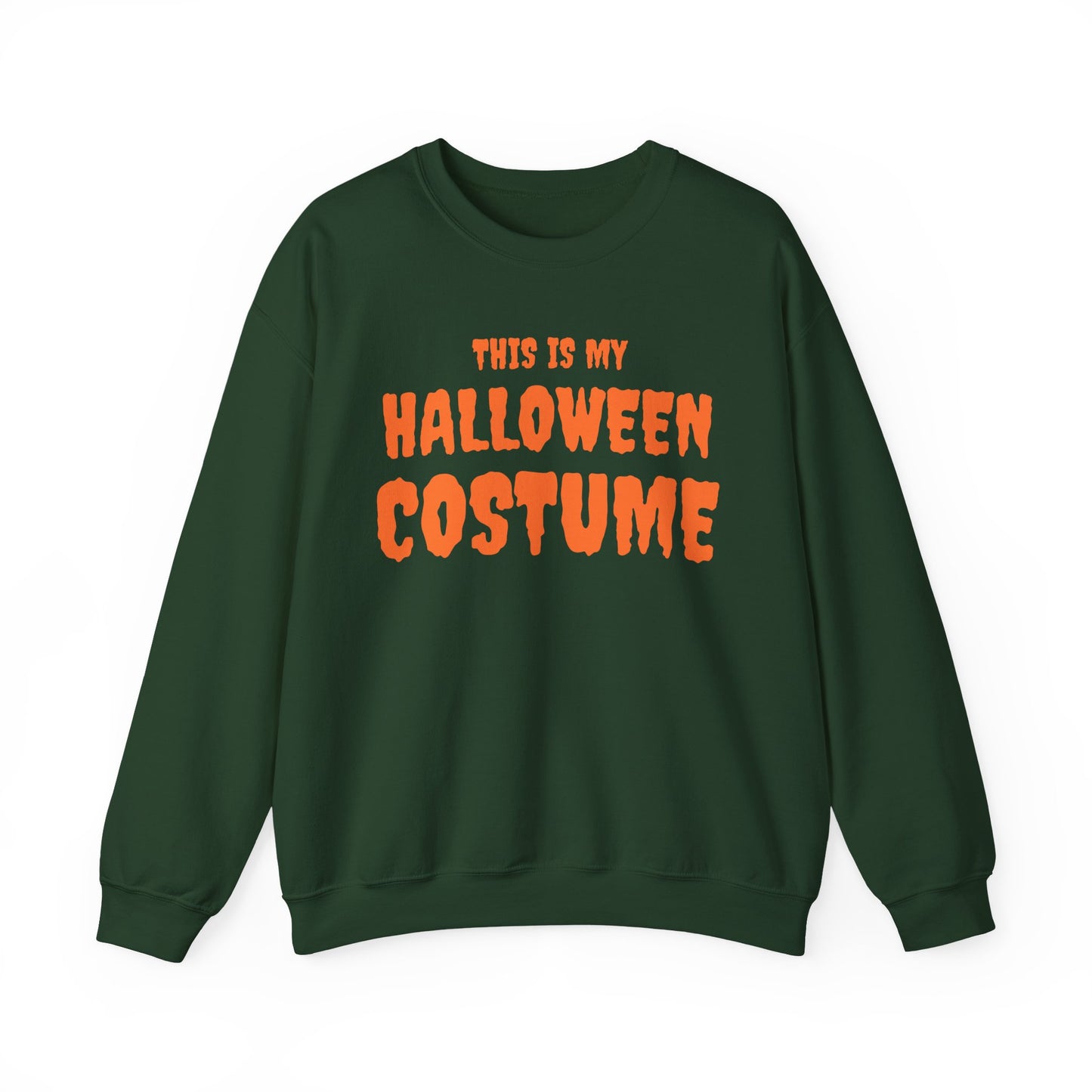 Halloween Costume Crewneck Sweatshirt, Unisex Sweatshirt, Cozy Halloween Apparel, Festive Fall Clothing, Halloween Party Outfit