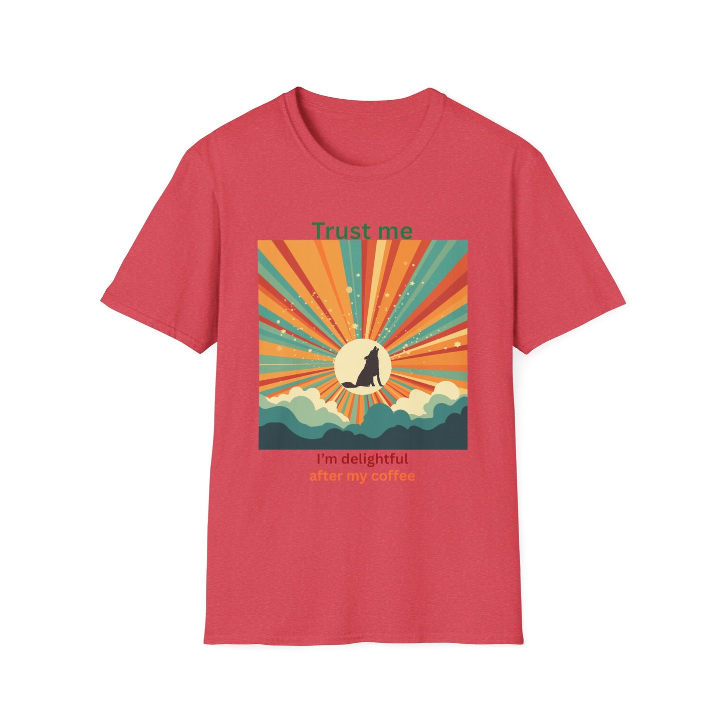 Delightful Coffee T-Shirt | Trust Me Tee | Unisex Softstyle Shirt | Gift for Coffee Lovers, Casual Wear, Funny Graphic Tee