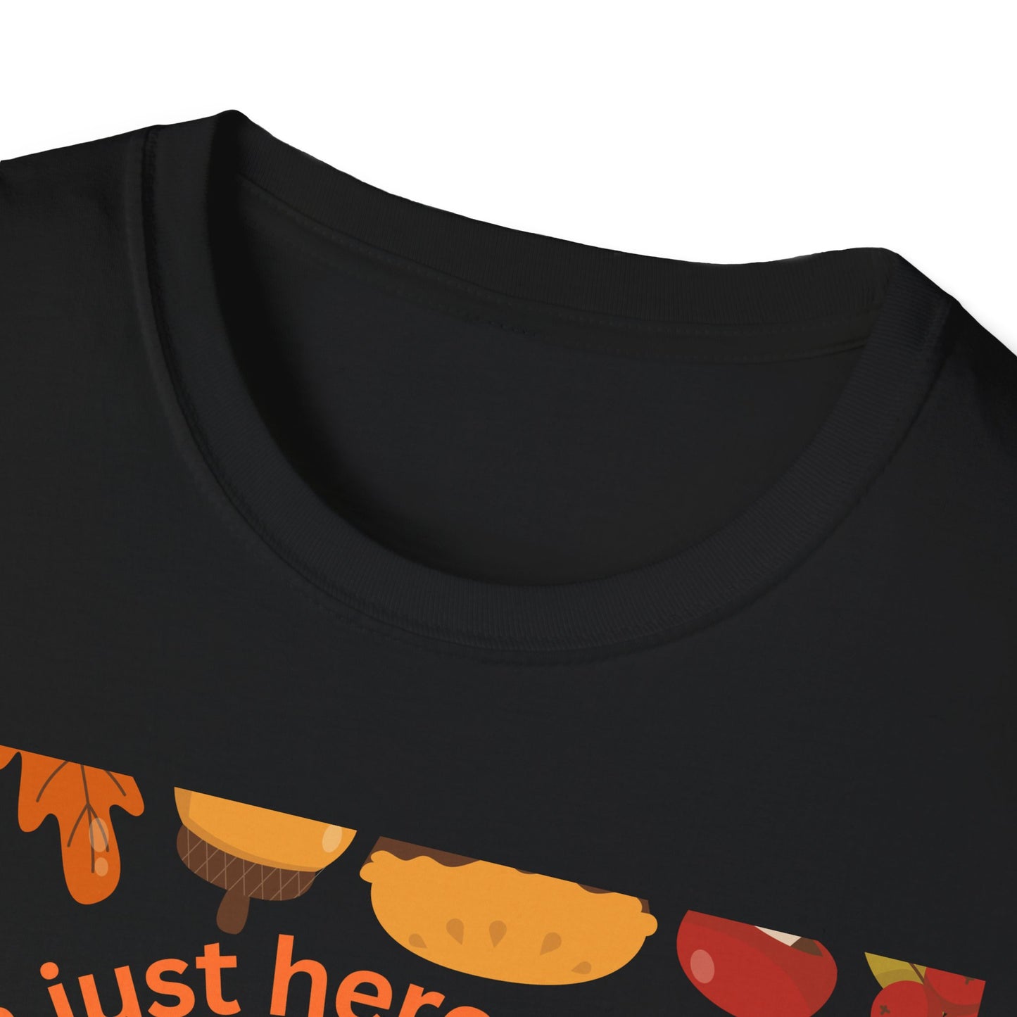Unisex Softstyle T-Shirt with Fun Pie Design, Perfect for Fall Gatherings, Thanksgiving, Casual Wear, Gift for Bakers, Food Lovers