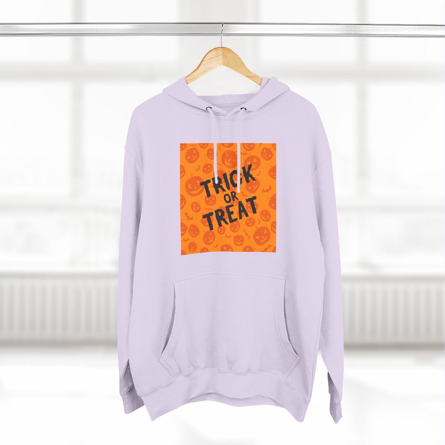 Halloween Trick or Treat Hoodie, Cozy Fleece Sweatshirt for Fall, Halloween Costume, Holiday Gift, Spooky Season Apparel