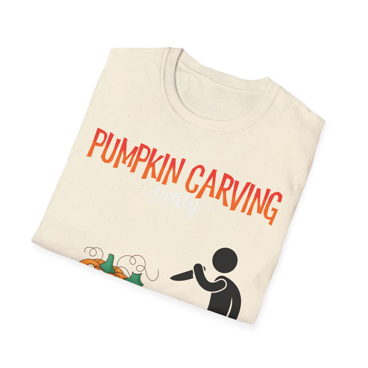 Funny Pumpkin Carving T-Shirt, Unisex Halloween Shirt, Fall Festivities Tee, Spooky Season Apparel, Quirky Halloween Gift