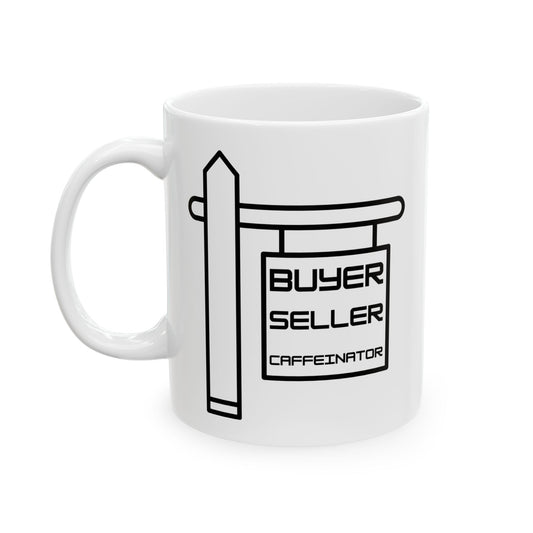 Fun Artisan Ceramic Mug for Coffee Lovers, Gift for Best Friends, Home Office, Art Enthusiasts, Unique Birthday Present