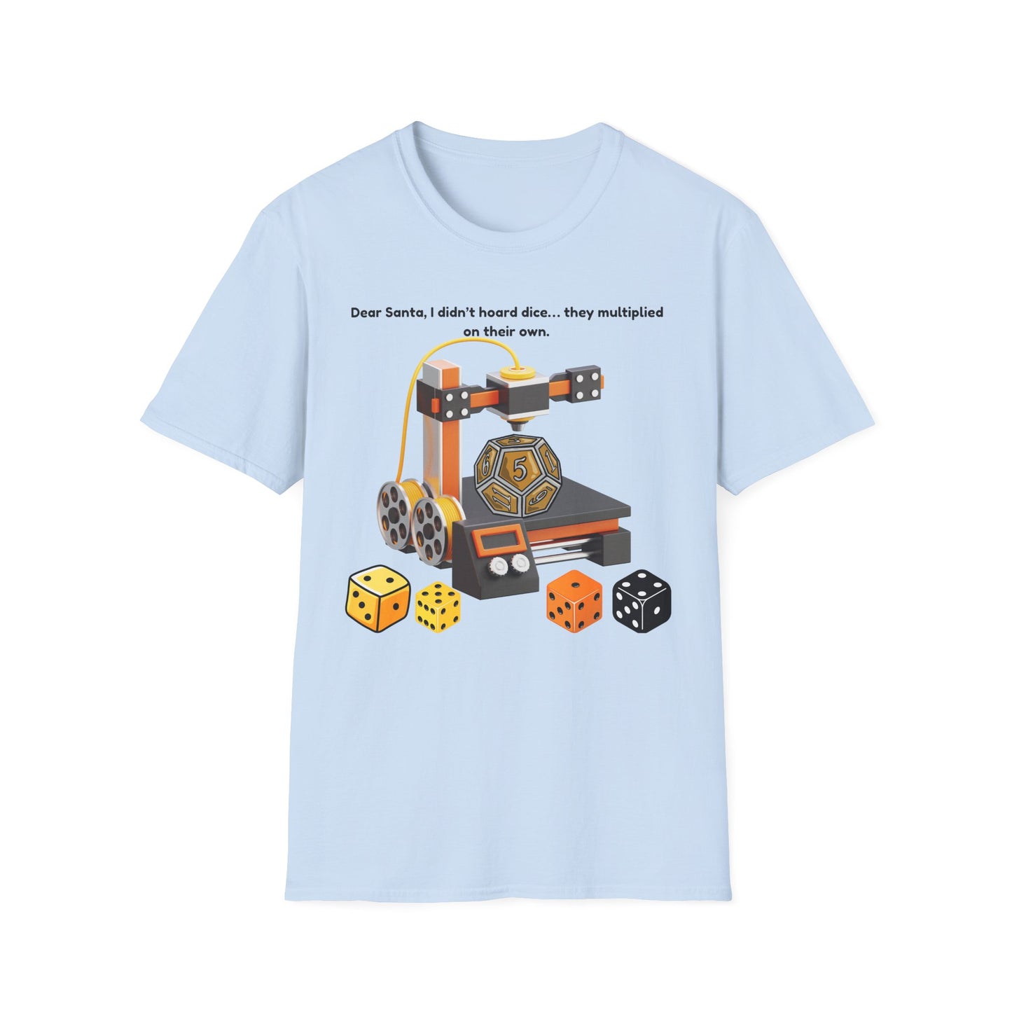 Dice Multiplying Machine T-Shirt | Funny Dungeons & Dragons Tabletop Dice Art