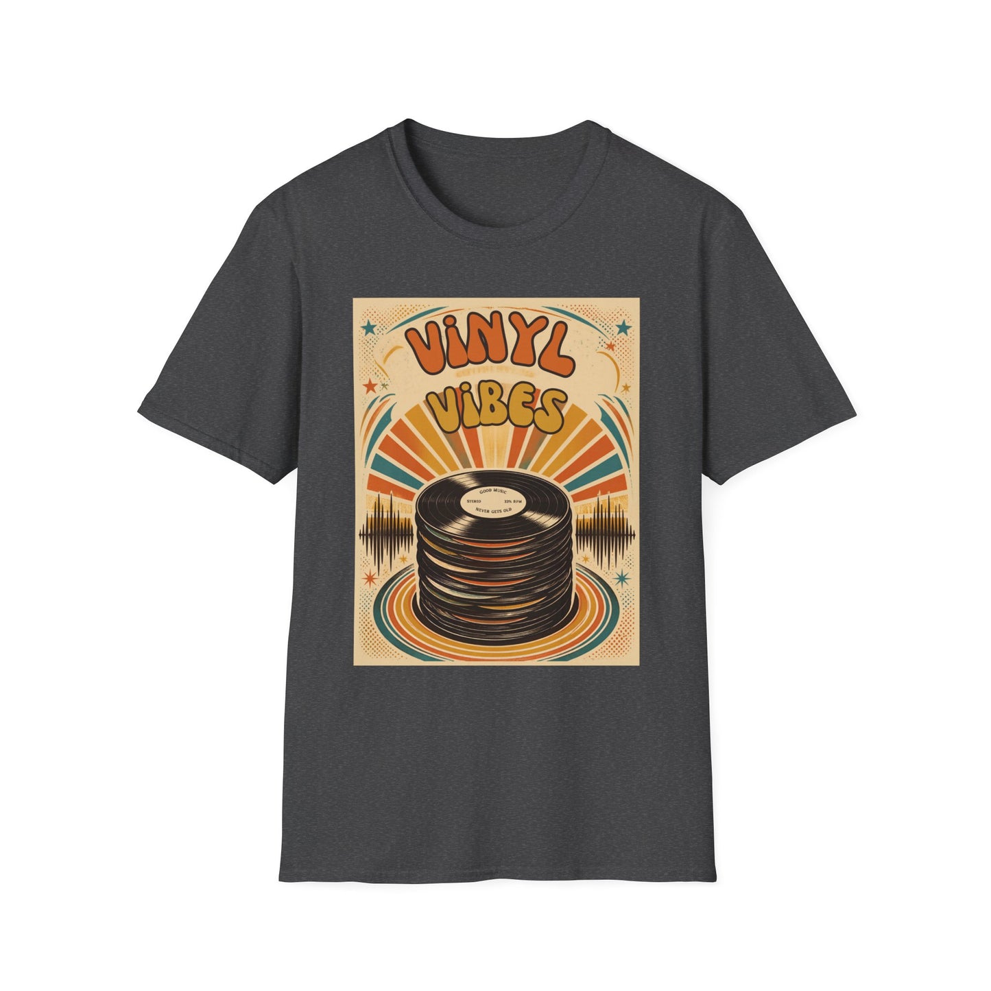 Vinyl Vibes Retro Record Tee | T-Shirt
