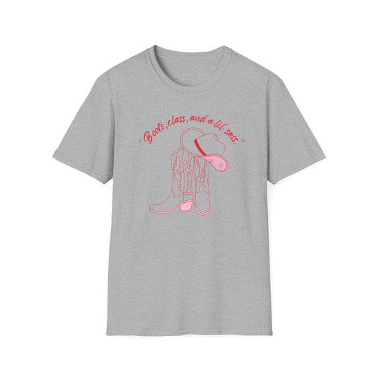 Cute Cowboy Boots Unisex T-Shirt, Western Style Tee, Country Shirt, Gift for Cowgirls, Festival Wear, Everyday Outfit