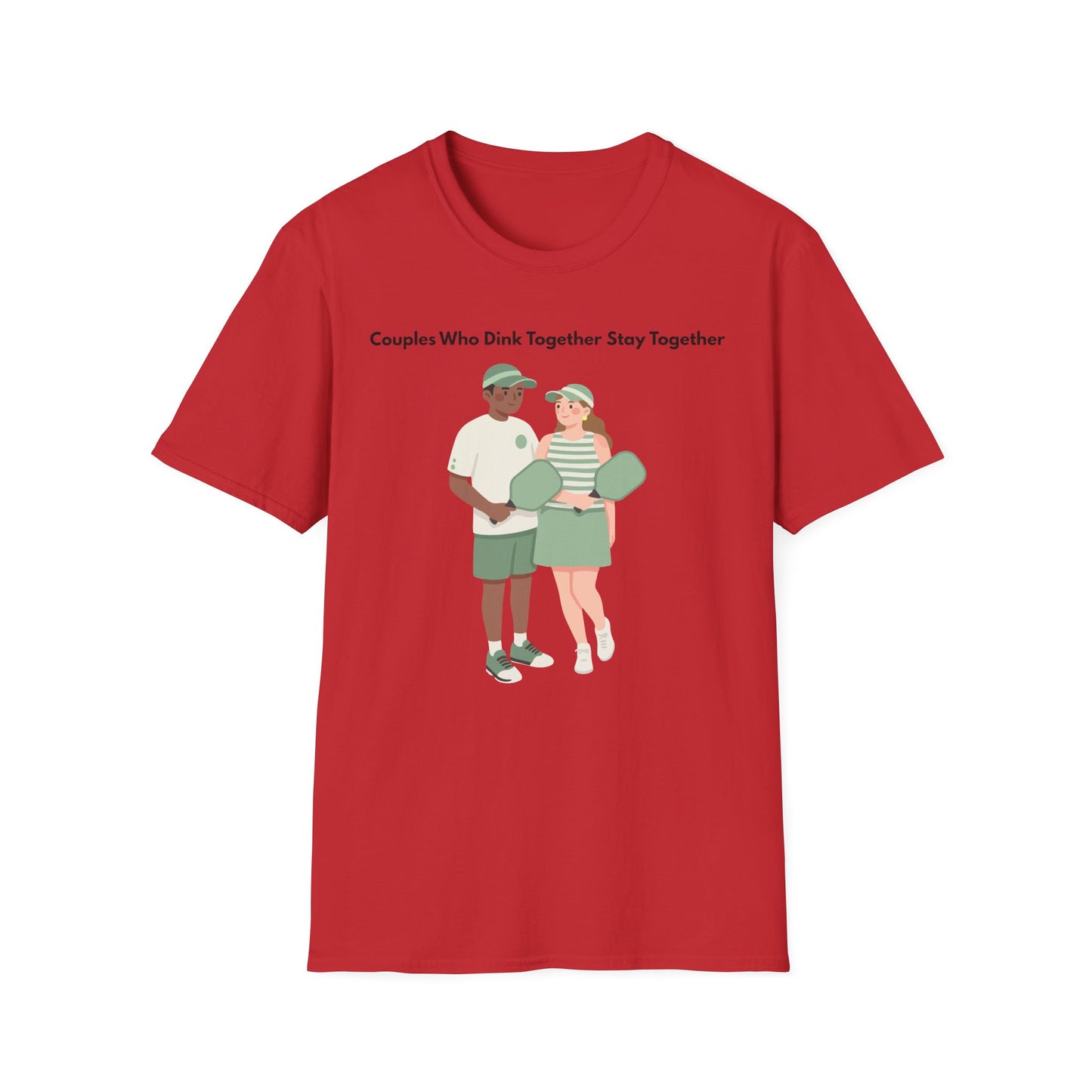 Couples Who Drink Together Stay Together T-Shirt | Matching Couple Illustration