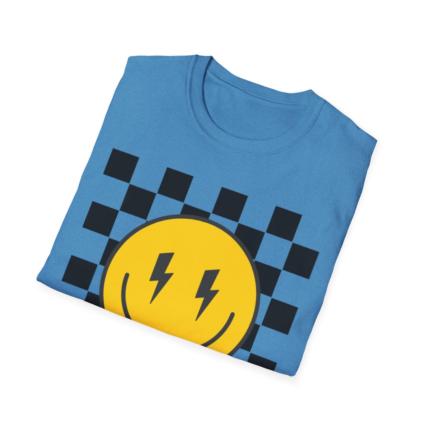 Retro Smiley Face Unisex T-Shirt, Casual Wear, Fun Graphic Tee, Gift for Friends, Summer Style, Festival Apparel, Joyful Design