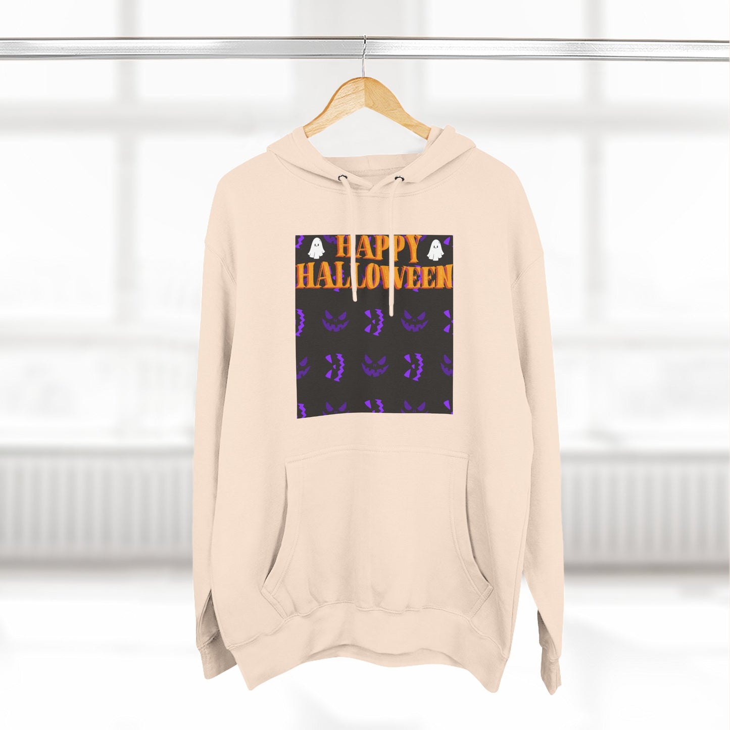 Halloween Fleece Hoodie, Cozy Fall Apparel, Unisex Halloween Clothing, Spooky Season Gift, Warm Fall Layers, Trick or Treat Hoodie
