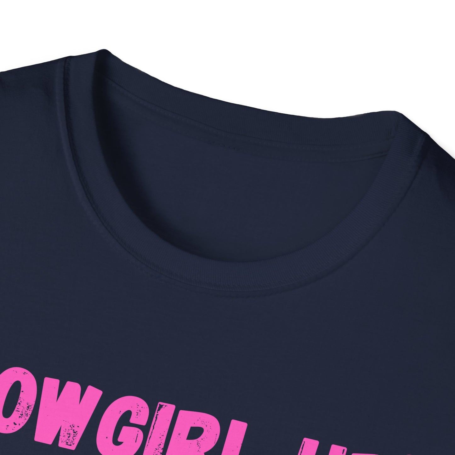 Cow girl up text T Shirt | Pink Western Typography Tee