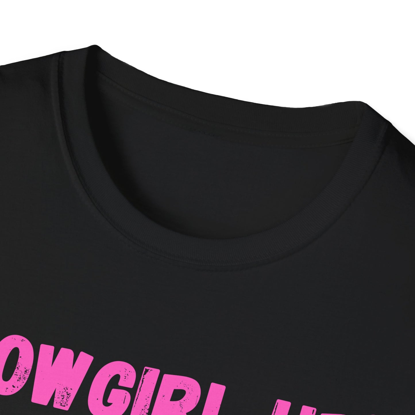Cow girl up text T Shirt | Pink Western Typography Tee