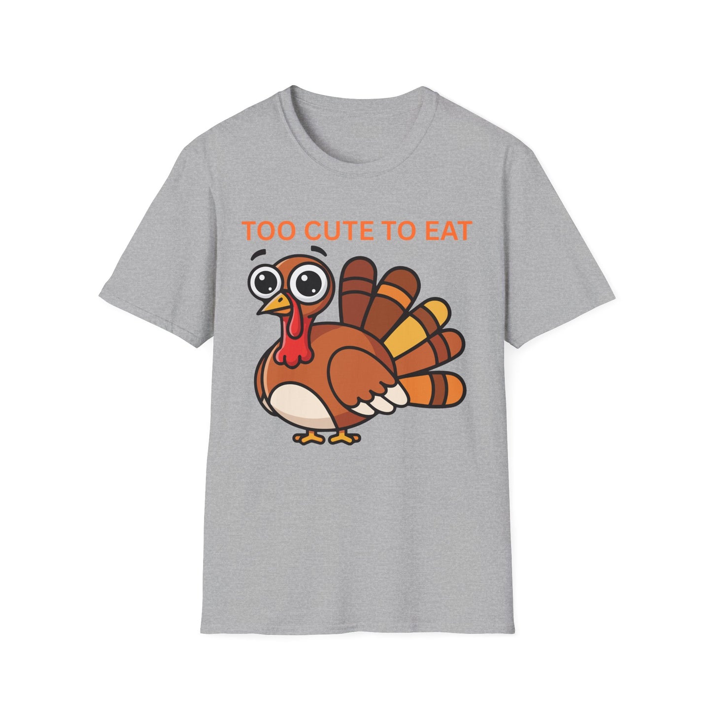 Cute Thanksgiving Turkey T-Shirt, Funny Holiday Shirt, Family Gatherings, Thanksgiving Celebration, Gift for Turkey Lovers, Unisex Tee