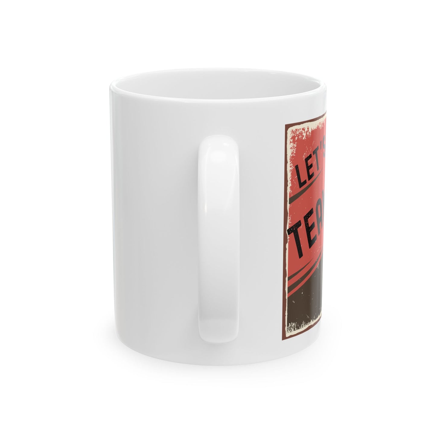 Rustic Coffee Mug, Retro Style Mug, Gift for Coffee Lovers, Farmhouse Decor, Unique Tea Cup
