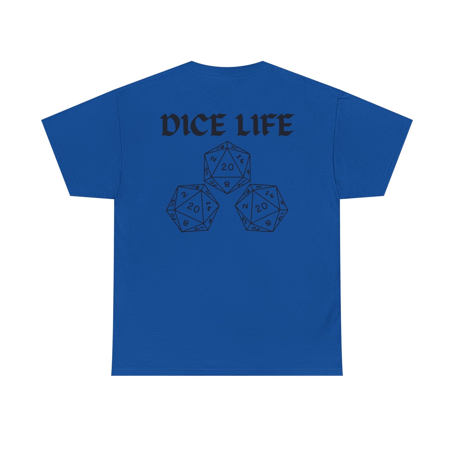Dice Life Gaming T-Shirt, Perfect for Gamers, D&D Enthusiasts, Casual Wear, Gift for Tabletop Players, Unisex Graphic Tee