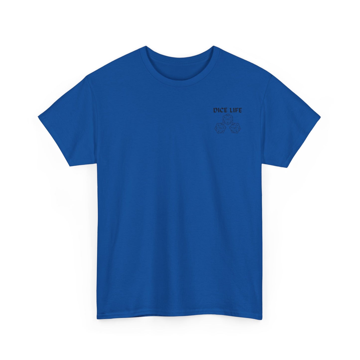 Dice Life Gaming T-Shirt, Perfect for Gamers, D&D Enthusiasts, Casual Wear, Gift for Tabletop Players, Unisex Graphic Tee