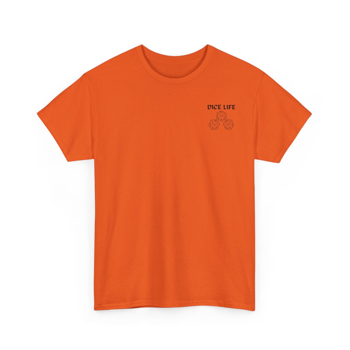 Dice Life Gaming T-Shirt, Perfect for Gamers, D&D Enthusiasts, Casual Wear, Gift for Tabletop Players, Unisex Graphic Tee