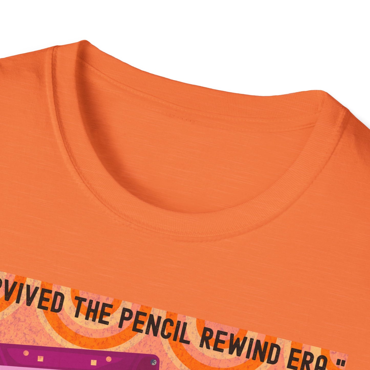 Vintage 90s T-Shirt, Retro Graphic Tee, I Survived the Pencil Rewind Era, Gift for Music Lovers, Nostalgic Apparel
