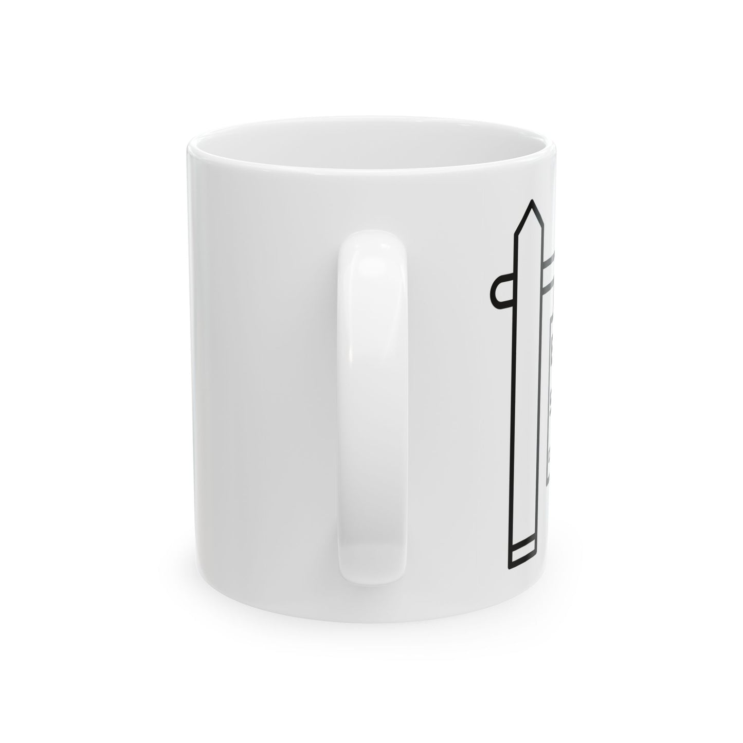 Fun Artisan Ceramic Mug for Coffee Lovers, Gift for Best Friends, Home Office, Art Enthusiasts, Unique Birthday Present