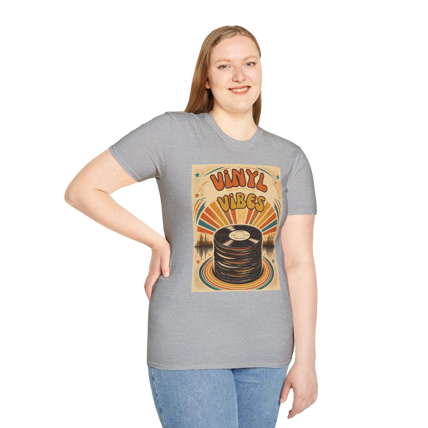 Vinyl Vibes Retro Record Tee | T-Shirt