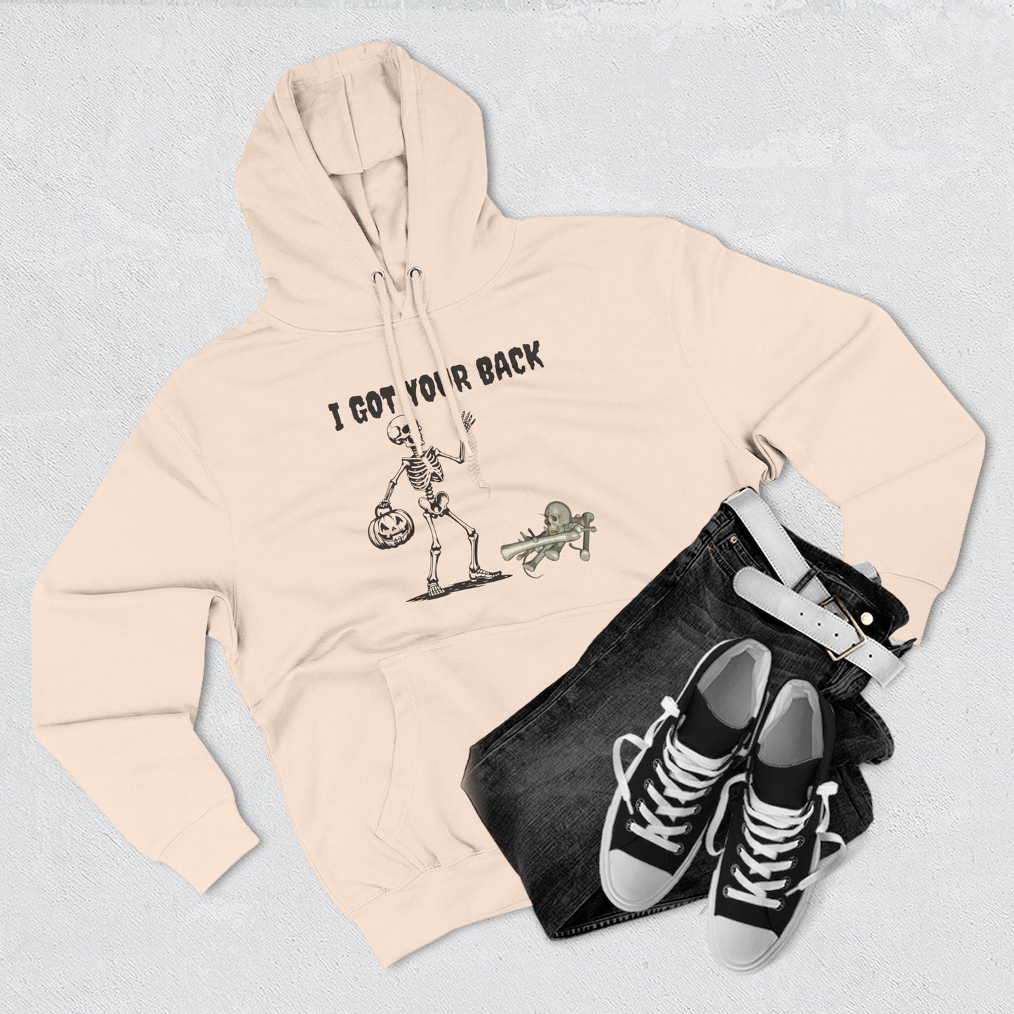 Fun Skeleton Hoodie, Halloween Gift, Cozy Fleece Sweatshirt, Unisex Pullover, Casual Wear, Unique Hoodie for Friends