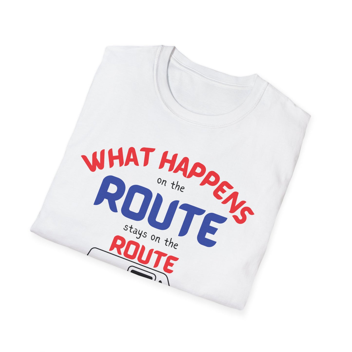Fun Route Adventure T-Shirt, Casual Tee, Travel Shirt, Road Trip Gift, What Happens on the Route Tee, Unisex Gift Idea