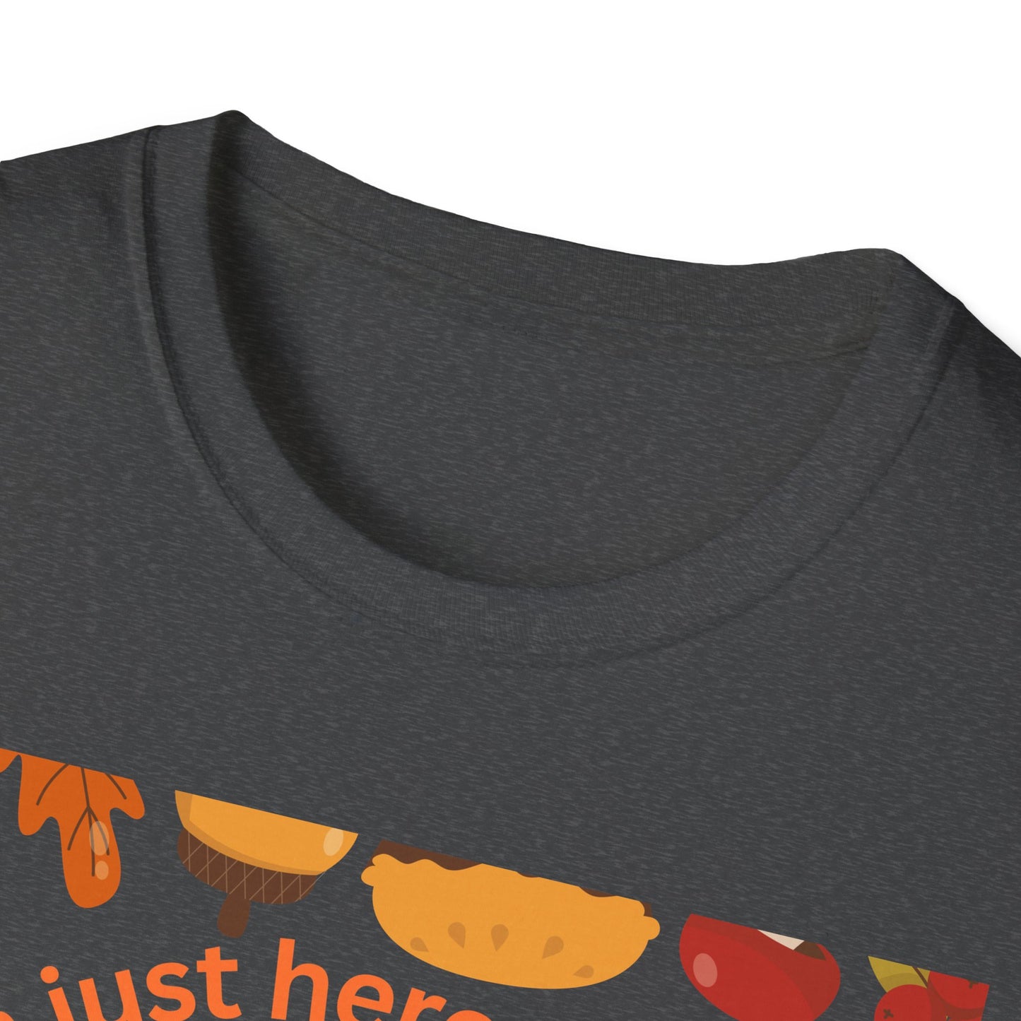 Unisex Softstyle T-Shirt with Fun Pie Design, Perfect for Fall Gatherings, Thanksgiving, Casual Wear, Gift for Bakers, Food Lovers