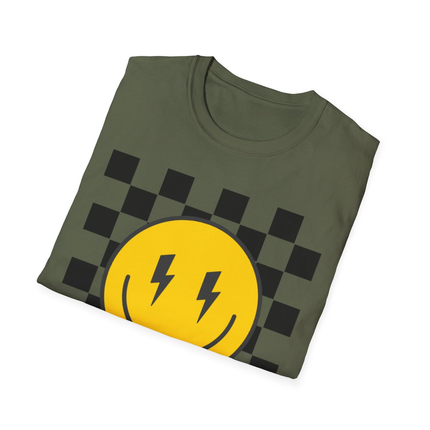 Retro Smiley Face Unisex T-Shirt, Casual Wear, Fun Graphic Tee, Gift for Friends, Summer Style, Festival Apparel, Joyful Design