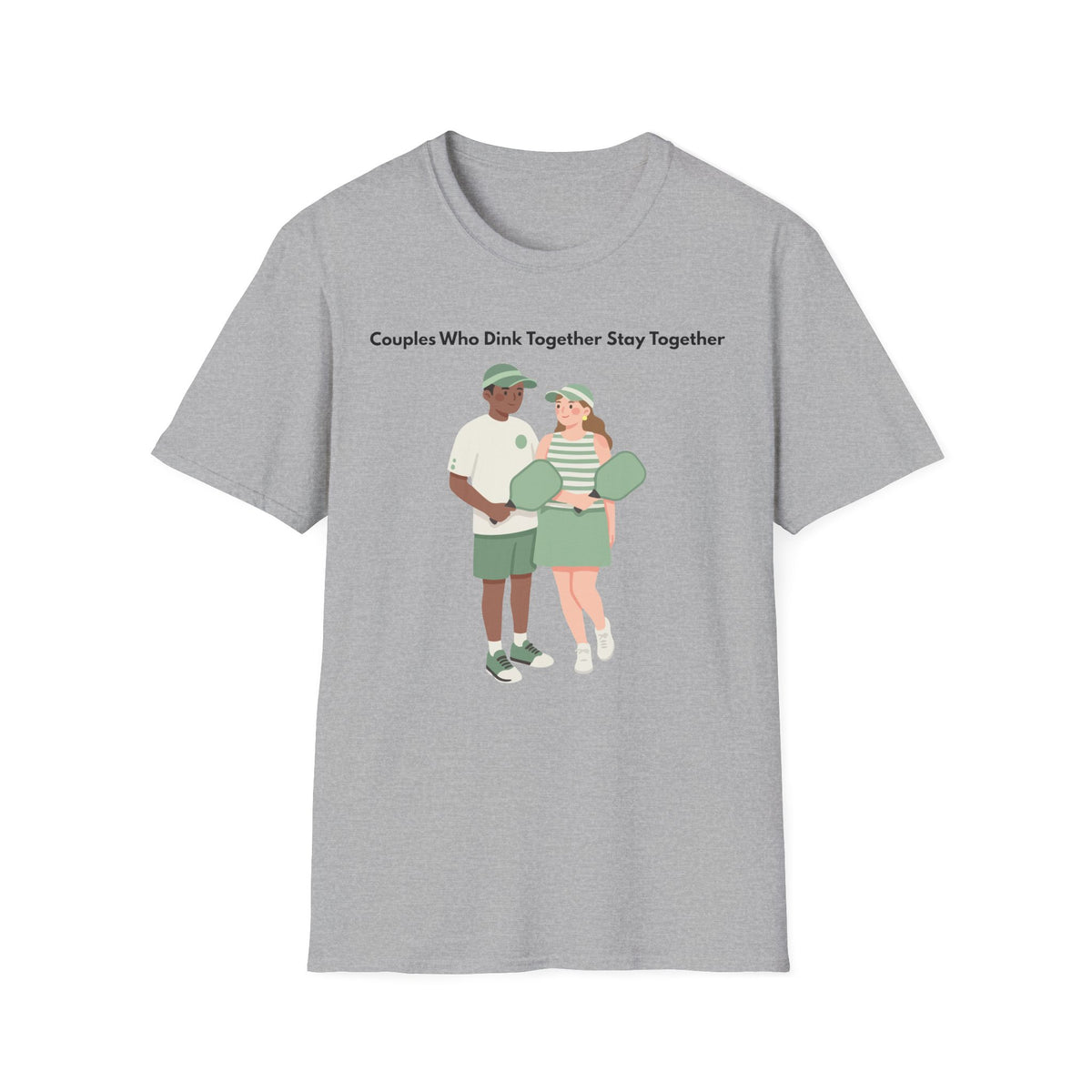 Couples Who Drink Together Stay Together T-Shirt | Matching Couple Illustration