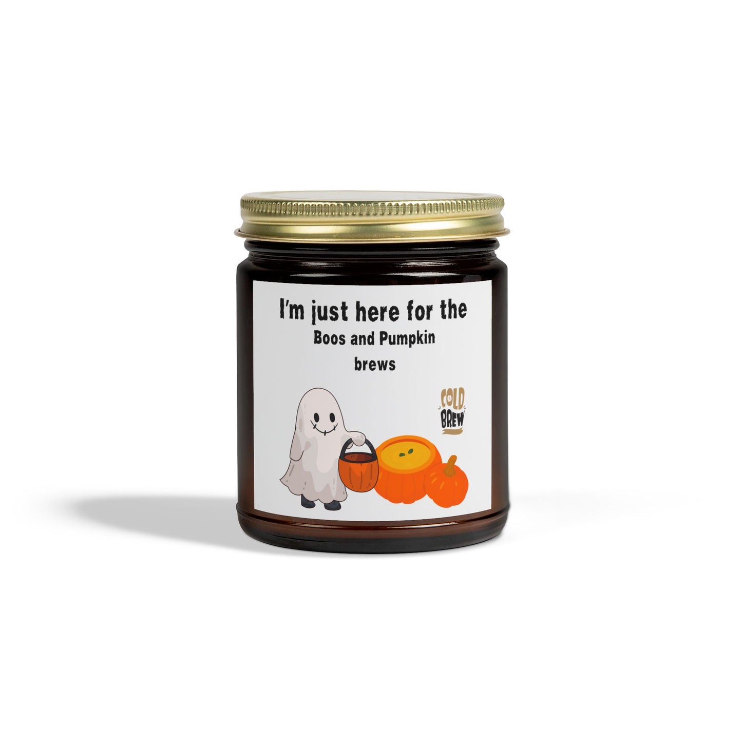 Halloween Scented Candle, Ghost Pumpkin Design, Cozy Home Decor, Fall Treats Gift, Autumn Vibes, Relaxation Candle