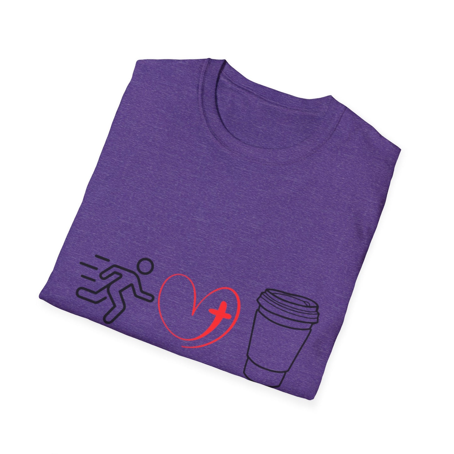 Running Faith Caffeine T-Shirt, Motivational Fitness Tee, Gift for Runners, Christian Apparel, Inspirational Workouts