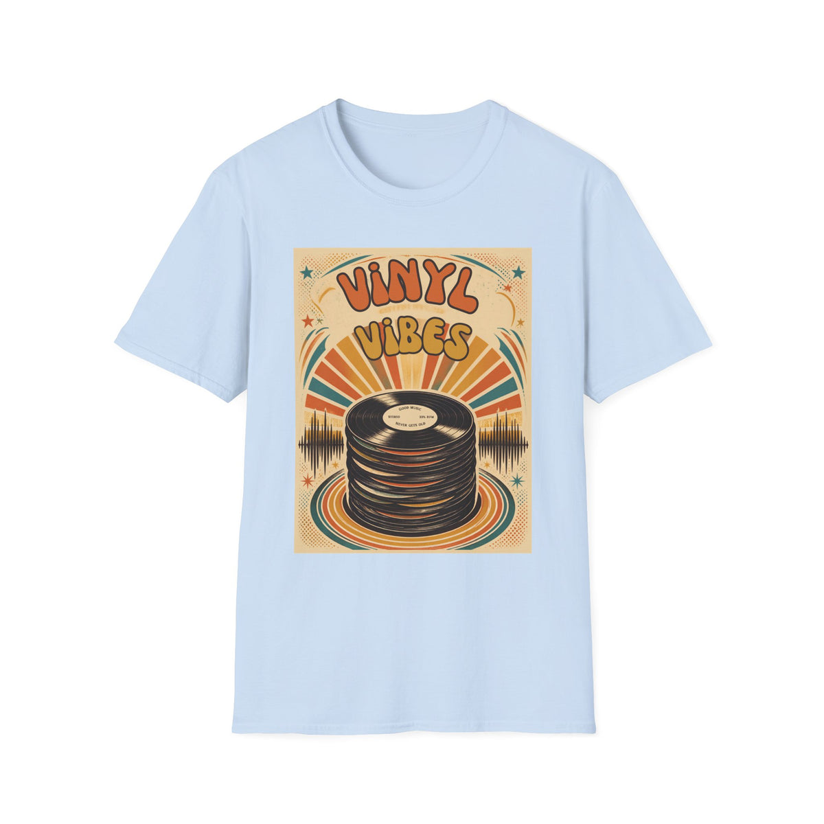 Vinyl Vibes Retro Record Tee | T-Shirt