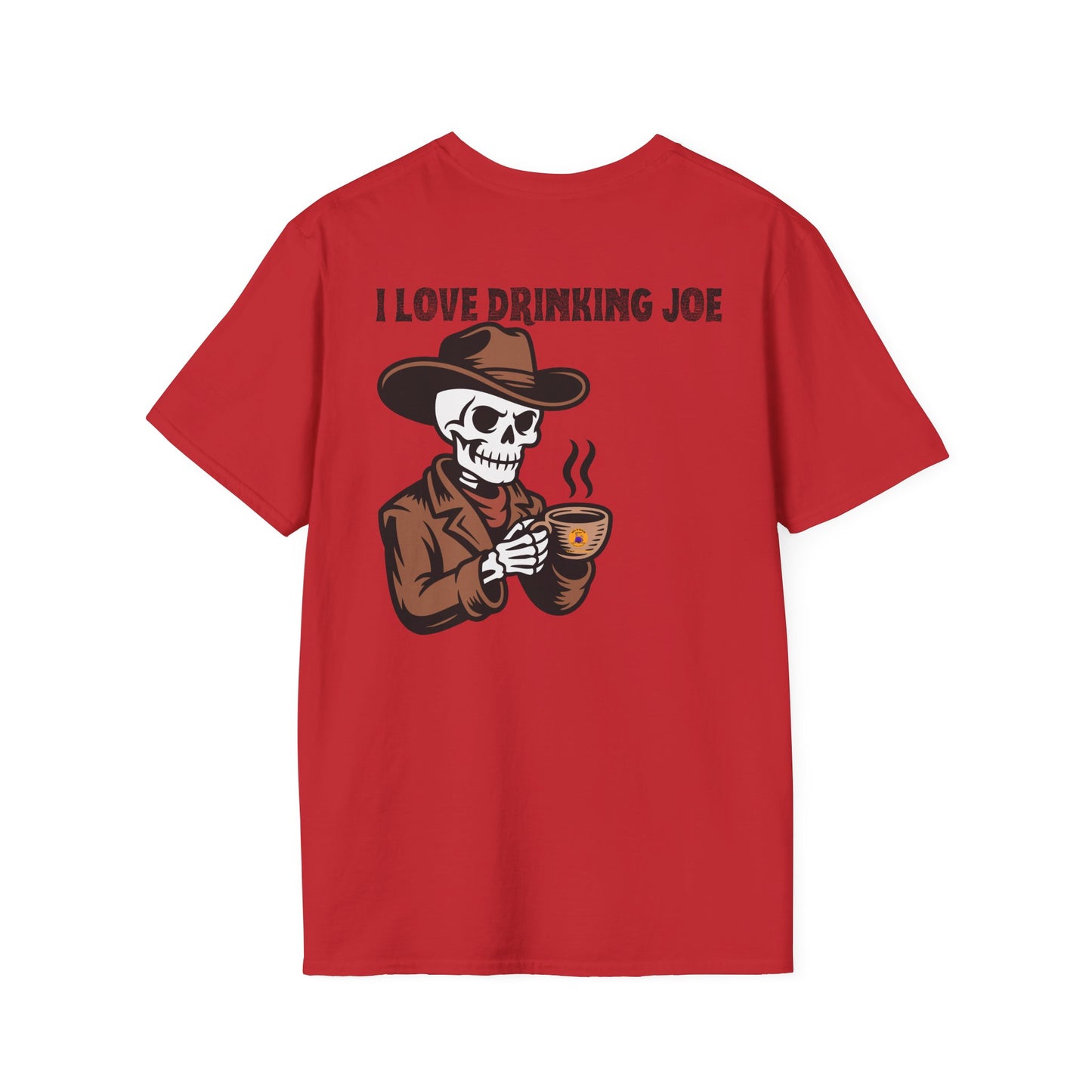 Cool Skull Coffee Lover T-Shirt, Graphic Tee for Coffee Lovers, Funny Unisex T-Shirt, Skeleton Shirt, Gift for Him/Her