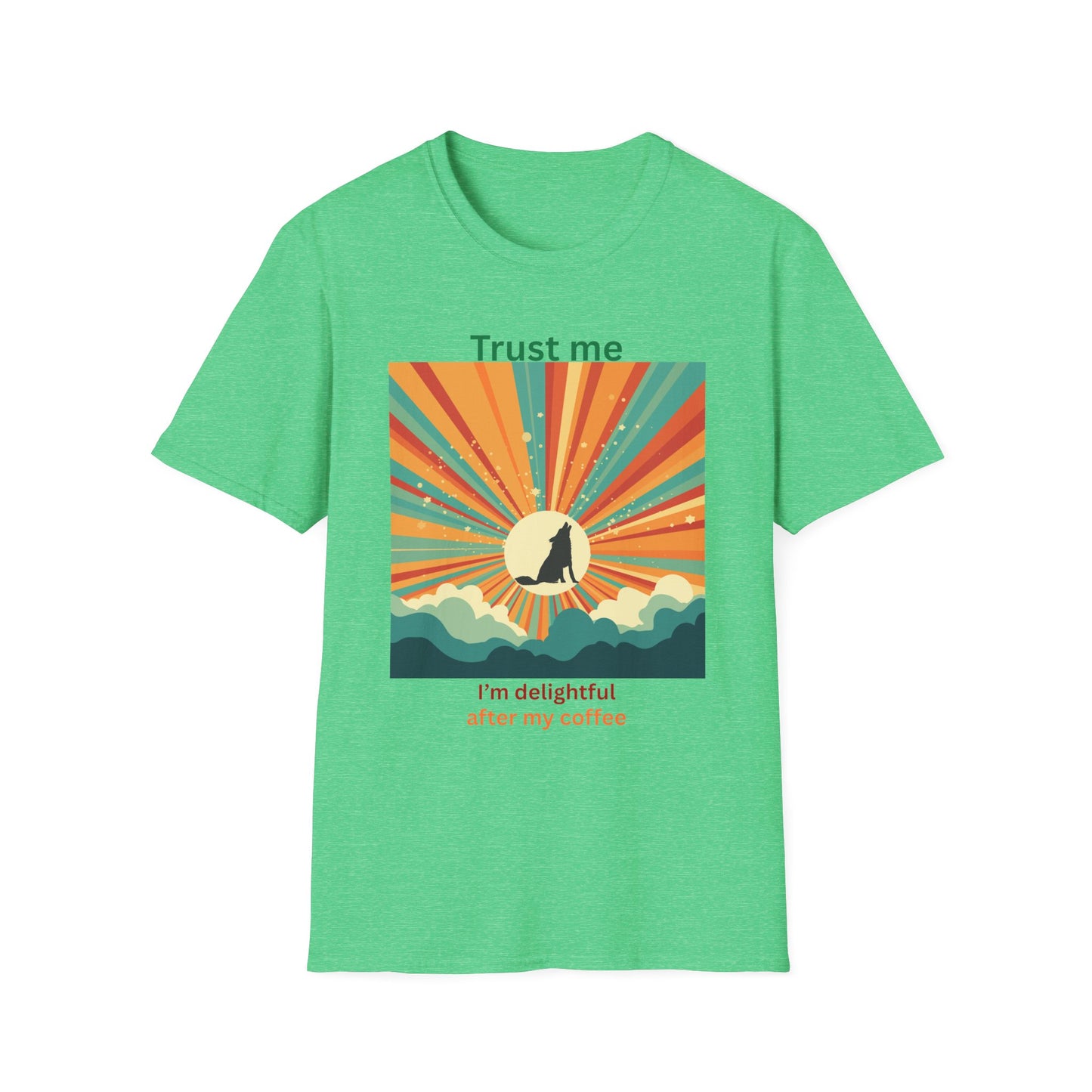 Delightful Coffee T-Shirt | Trust Me Tee | Unisex Softstyle Shirt | Gift for Coffee Lovers, Casual Wear, Funny Graphic Tee
