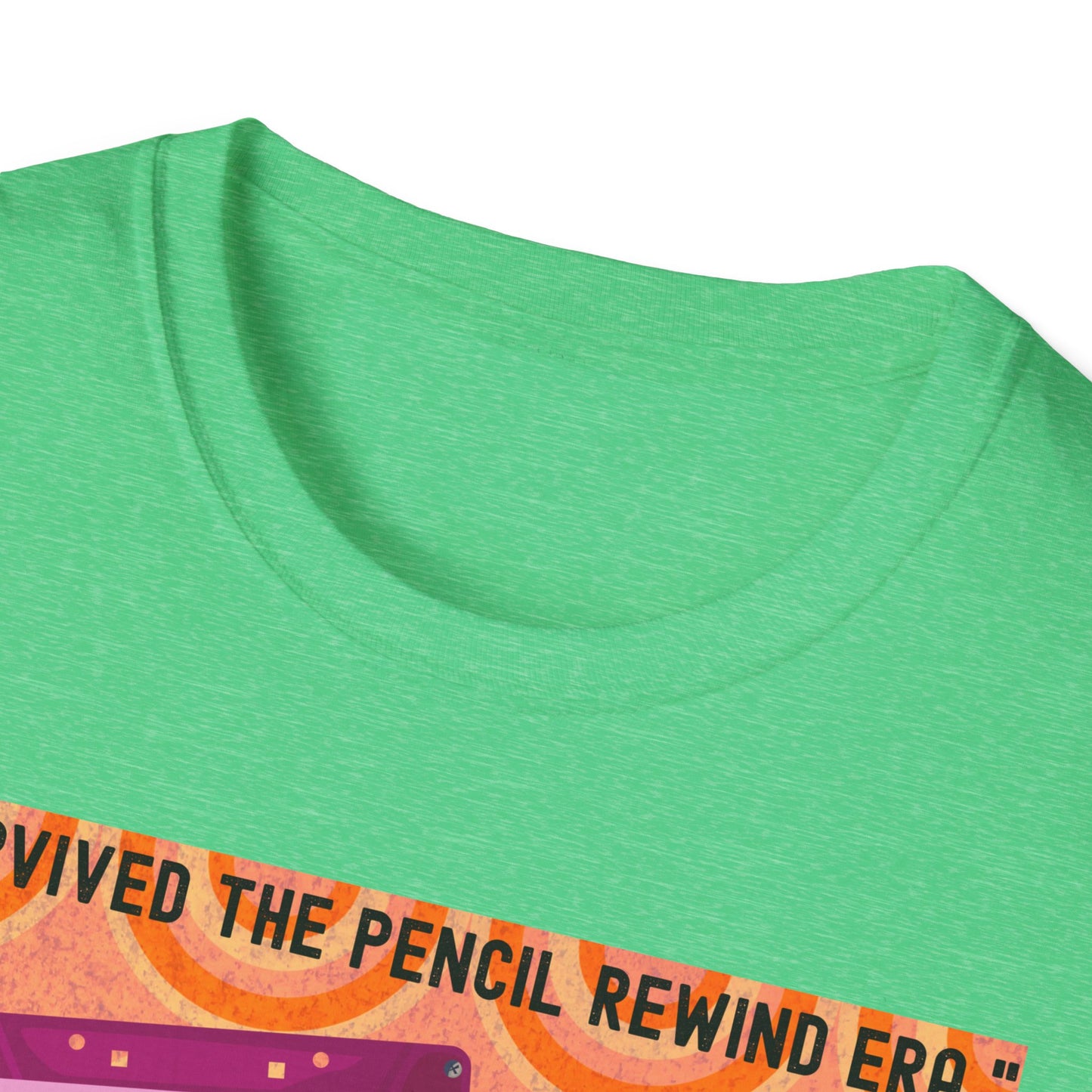 Vintage 90s T-Shirt, Retro Graphic Tee, I Survived the Pencil Rewind Era, Gift for Music Lovers, Nostalgic Apparel
