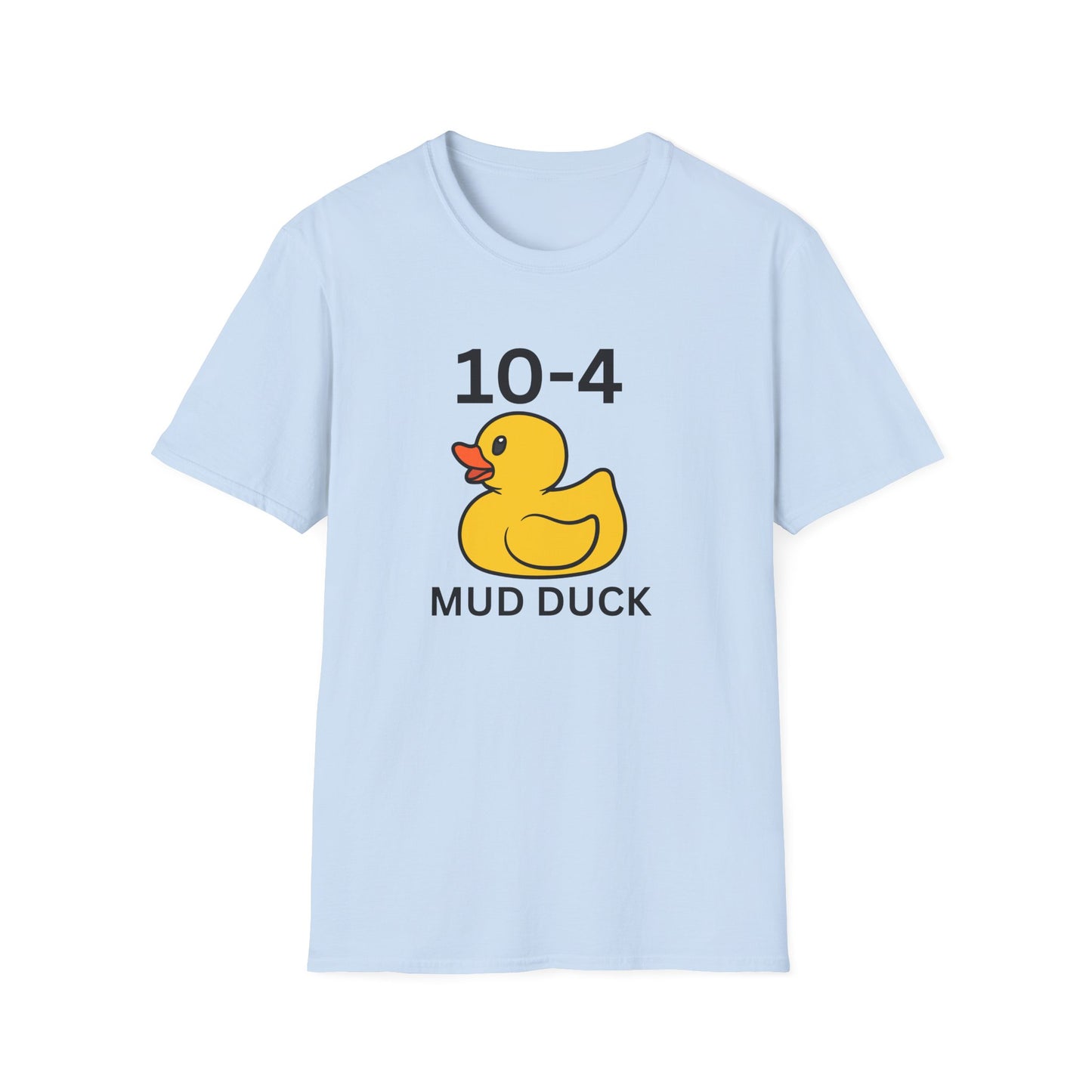 Funny Mud Duck Graphic Tee, Unisex Shirt, Casual Wear, Gift for Friends, Summer Outing, Unique Duck T-Shirt
