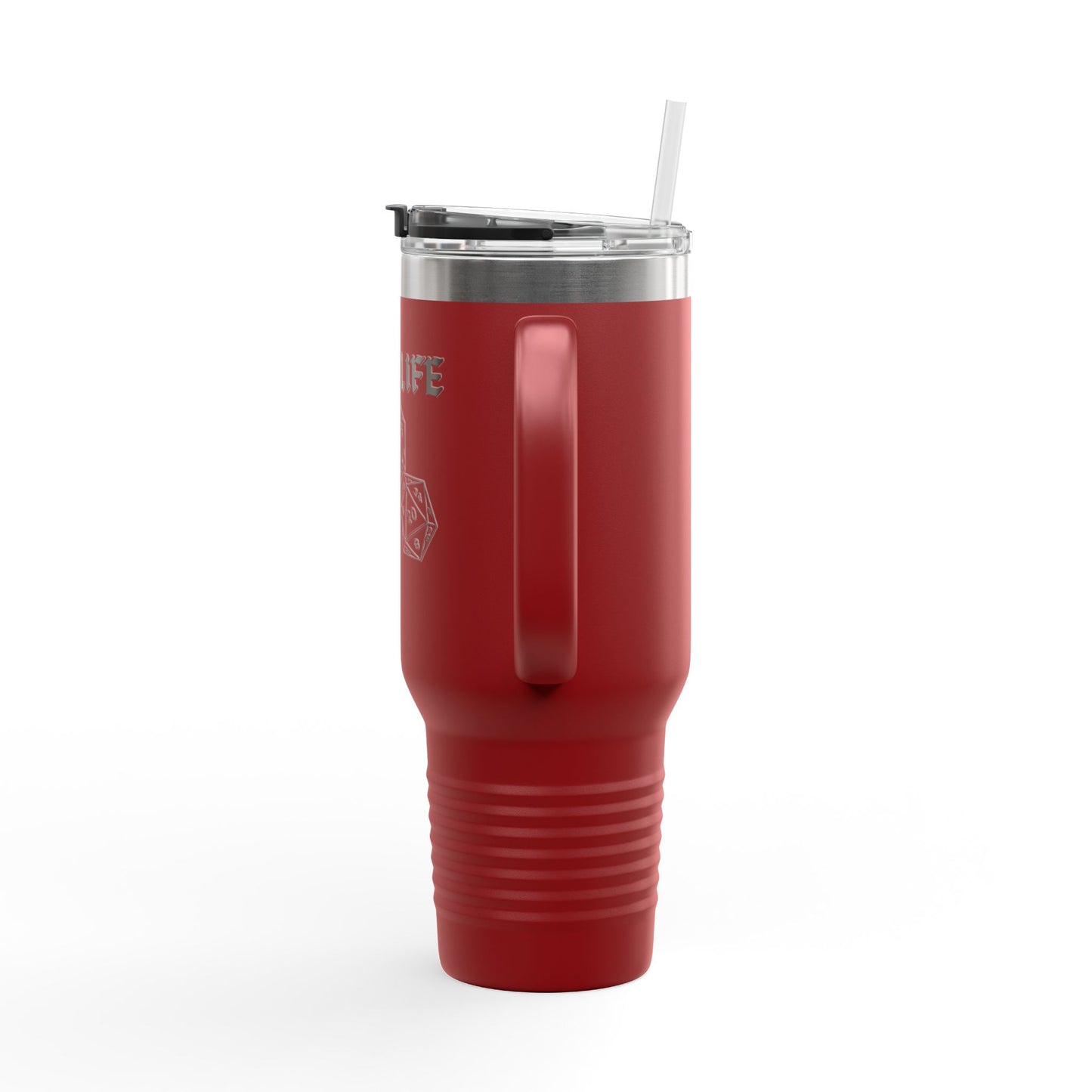 Dice Life Insulated Travel Mug, 40oz | Perfect for Gamers, Strong Design, Great for Parties, Gifts for RPG Fans, Outdoor Adventures
