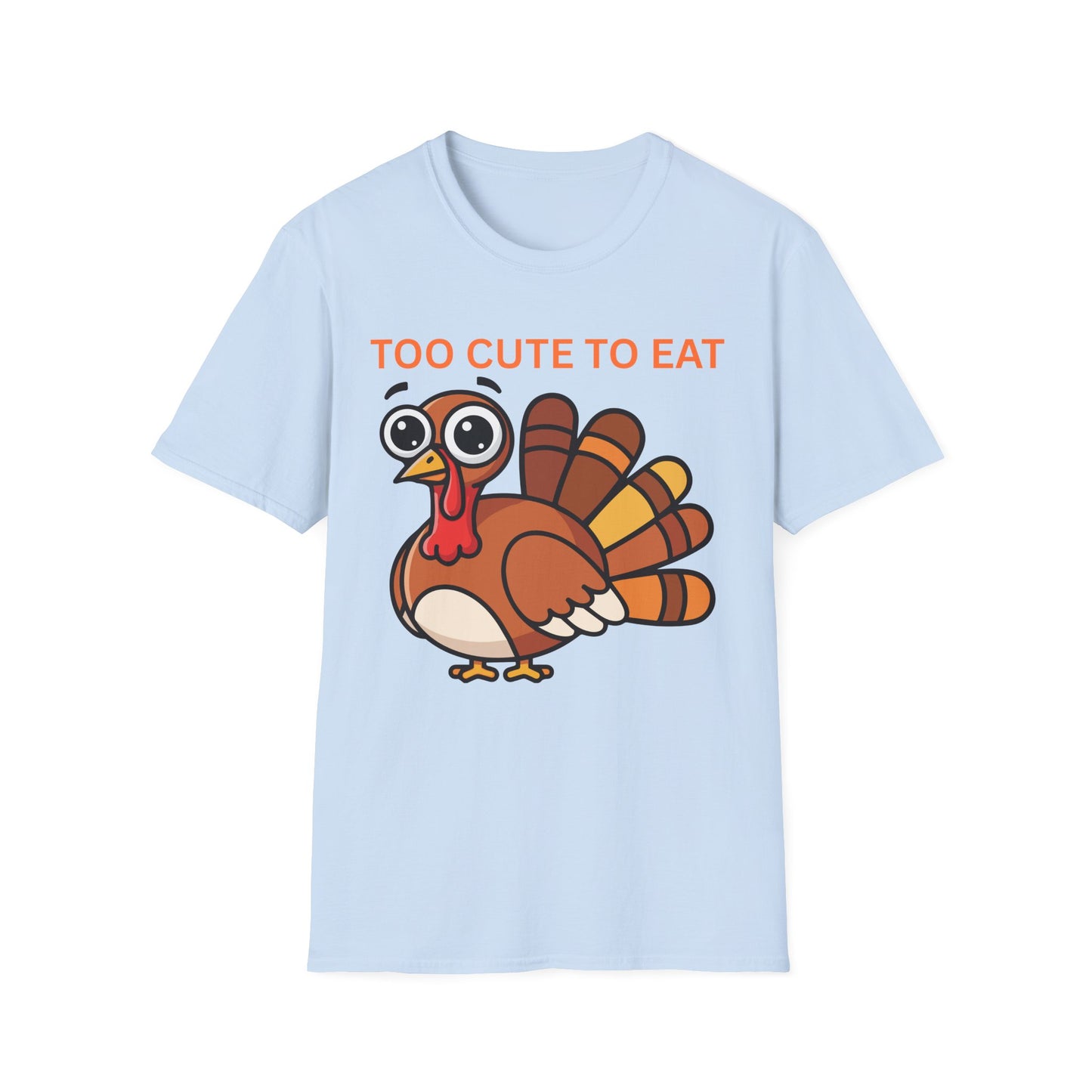 Cute Thanksgiving Turkey T-Shirt, Funny Holiday Shirt, Family Gatherings, Thanksgiving Celebration, Gift for Turkey Lovers, Unisex Tee