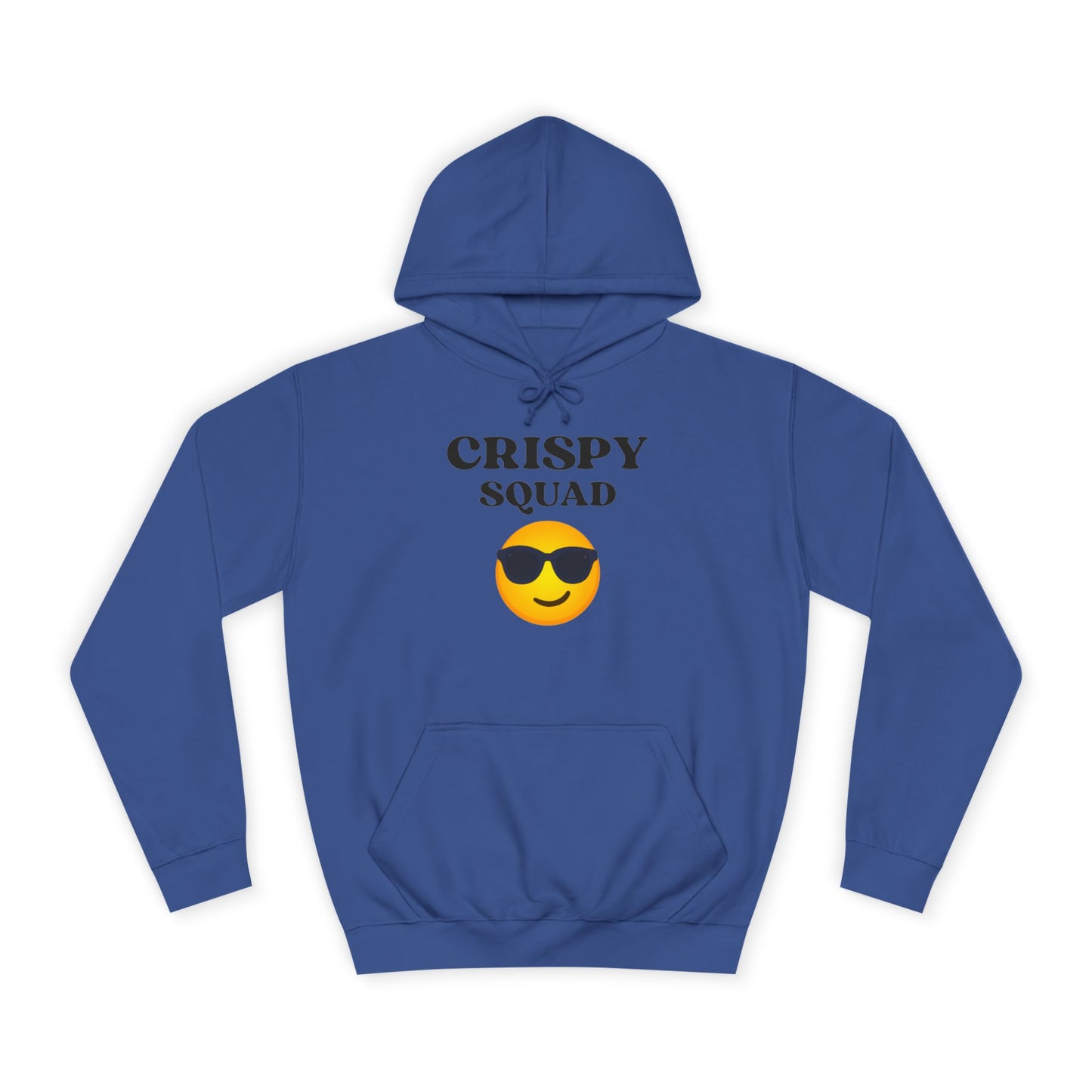 Crispy Squad Unisex College Hoodie, Funny Hoodie for Students, Casual Sweatshirt, Gift for College Friends, Fall Apparel